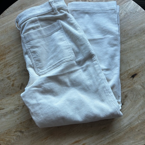 Everlane Pants - Everlane Cream Cords cropped
